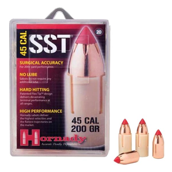 VORDERLADER HORNADY 50 CAL LOW DRAG SABOT W/ 45 CAL .452 300 GR SST (20) | Waffen Glauser AG