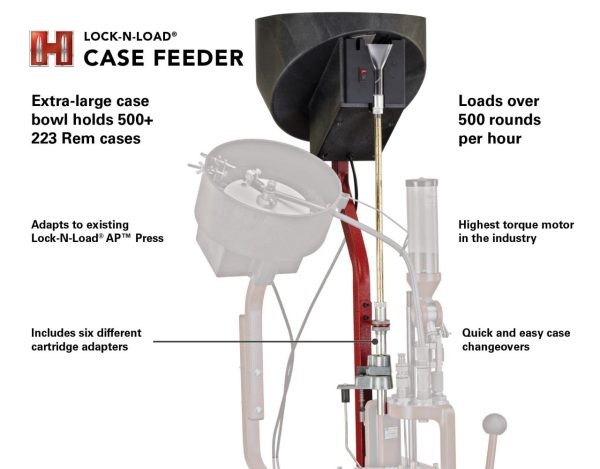 HÜLSENZUFÜHRUNG HORNADY LOCK-N-LOAD AP CASE FEEDER 220 VOLT - Image 2