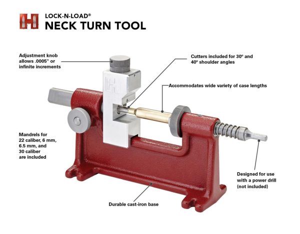 HÜLSENBEARBEITUNG HORNADY LOCK-N-LOAD NECK TURN TOOL - Image 2