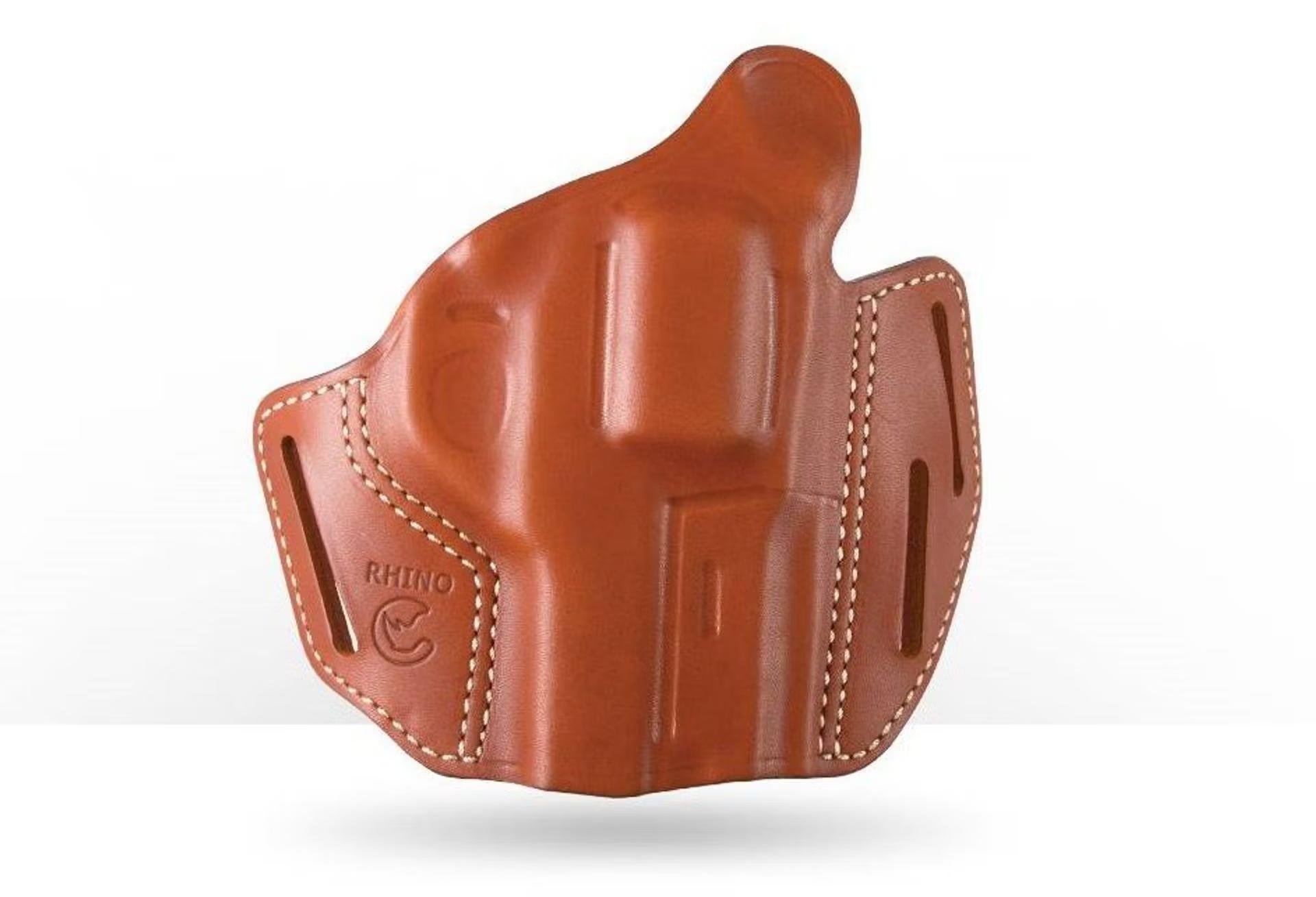 Chiappa Rhino Holster 3" aus Leder braun