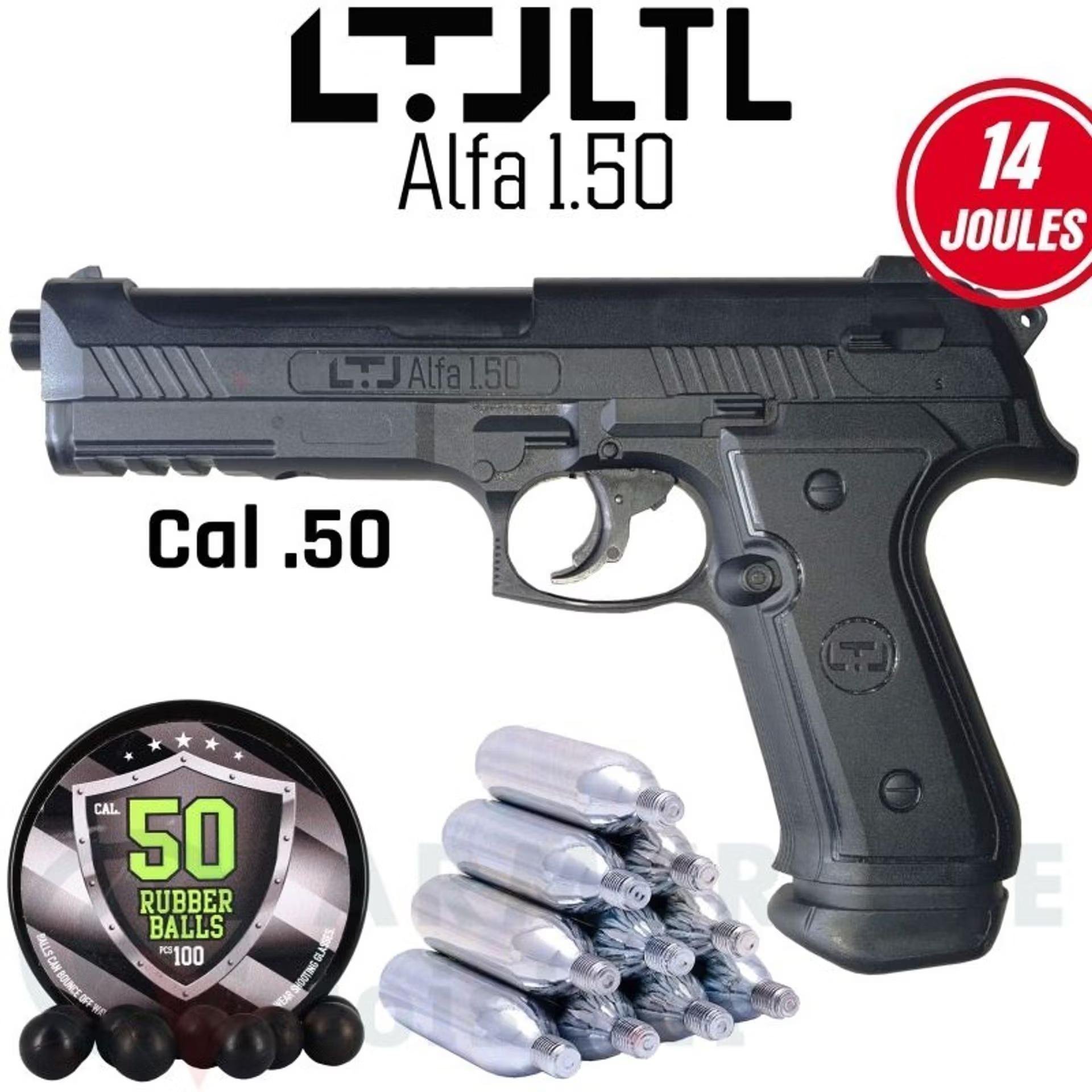 Less Than Lethal Alfa 1.50 CO-2 Kal. .50