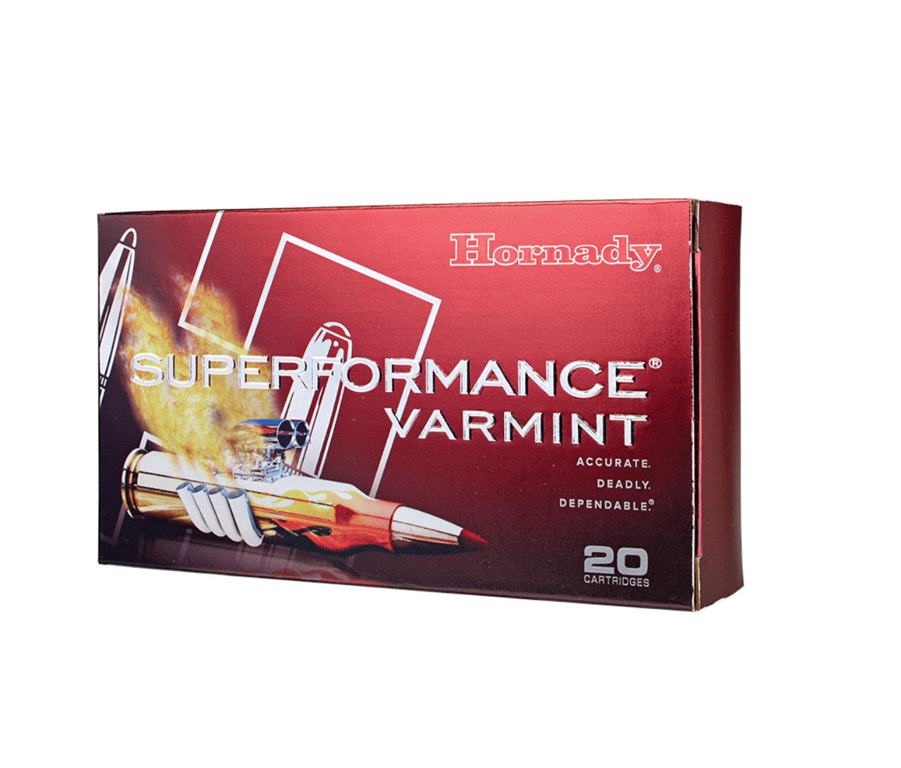 MUNITION HORNADY SUPERFORMANCE VARMINT 22-250 REM 50 GR V-MAX (20) | Waffen Glauser AG