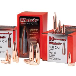 GESCHOSS HORNADY 22 CAL .224 52 GR BTHP MATCH (100) | Waffen Glauser AG