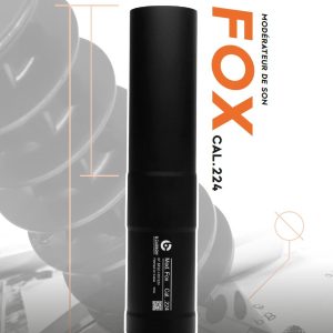 Schalldämpfer Modell Fox für Reptetierbüchsen