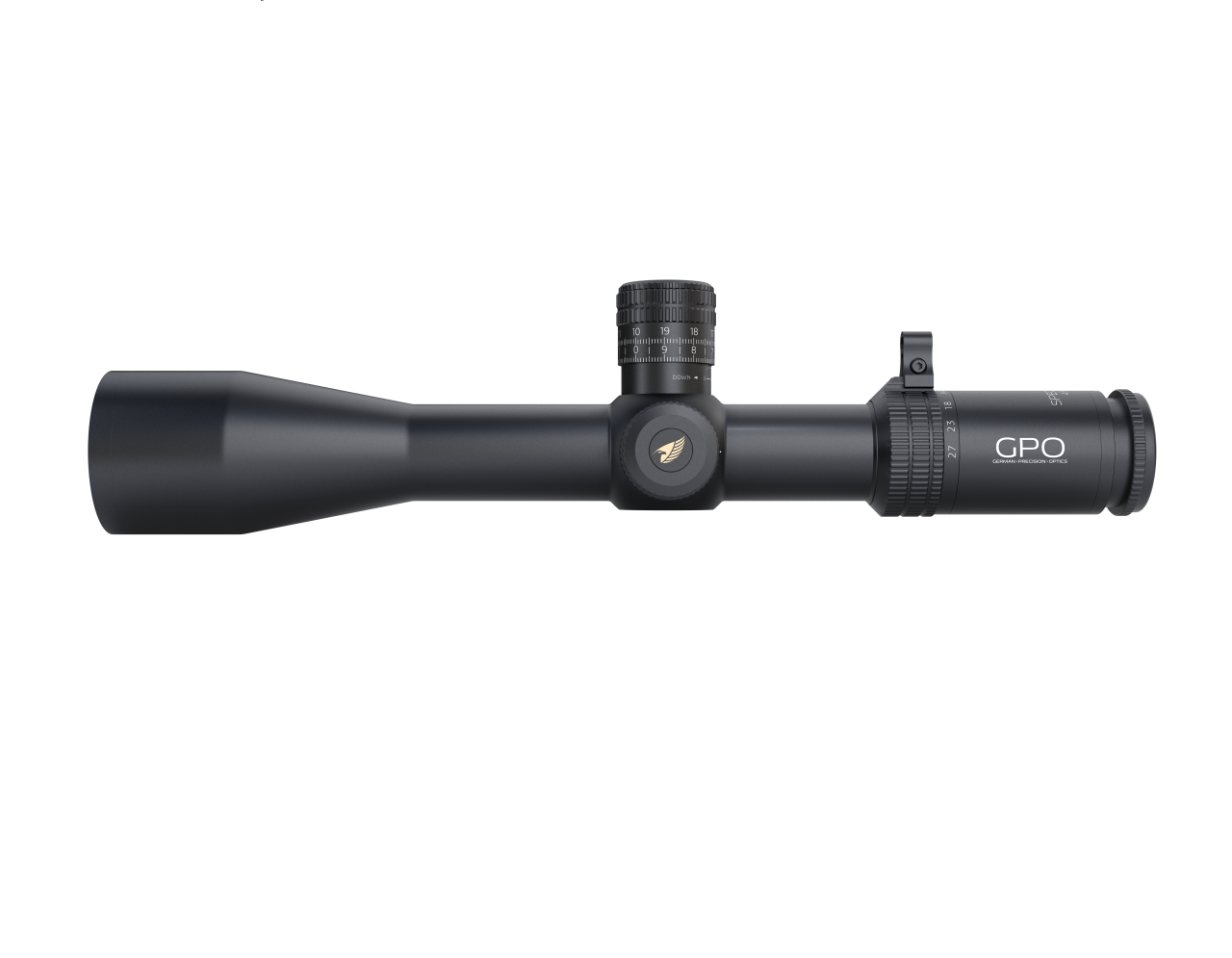 Zielfernrohr GPO SPECTRA 6X 4.5-27x50I PLRi (FFP) 34mm | Waffen Glauser AG